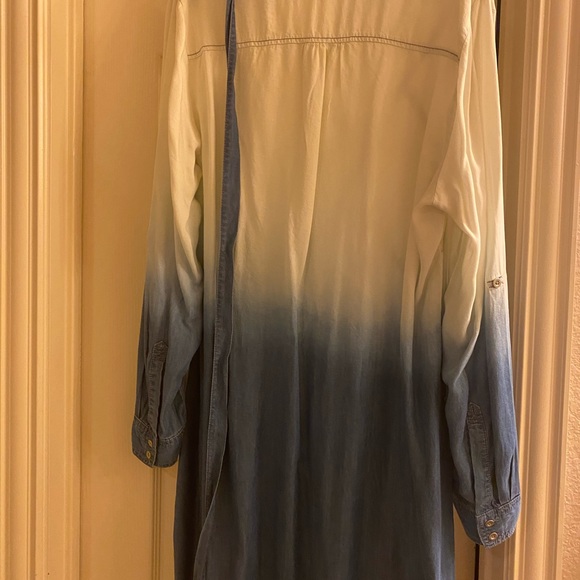 NWT. Color Block Denim  dress by Beige by eci  size xl - Picture 2 of 5